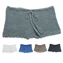 Женская одежда для плавания, летние однотонные Шорты для плавания, бикини, одежда для плавания, однотонные плавки, нижнее белье, купальный костюм