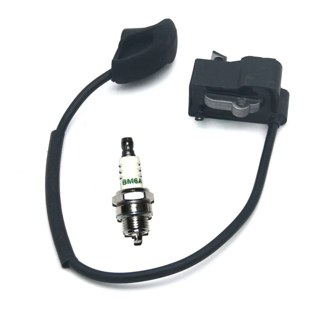 

Ignition Coil Spark Plug BM6A For STIHL Blower BR350 BR350Z BR430 BR430Z SR430 Parts#42444001307