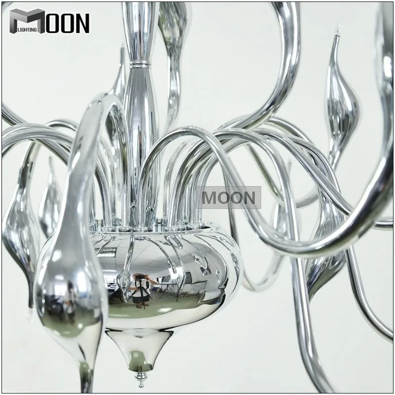 SWAN Chandelier lustre crystal pendant light fixture lighting lamps (3)