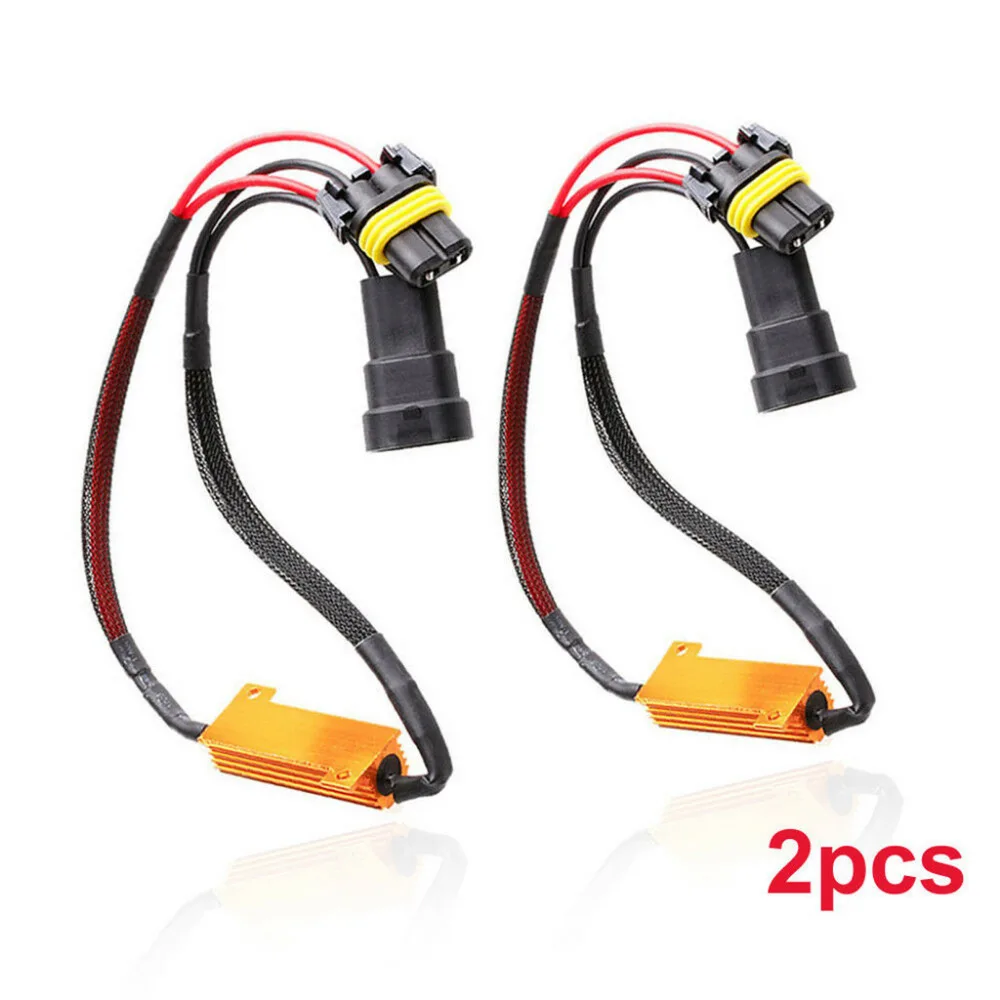 2x антимерцающий 9005 9006 LED DRL HID комплект фар Canbus нагрузочный резистор декодер |