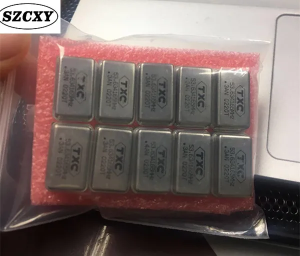 New and original 10PCS 53.634165MHZ Rectangular crystals | Электроника