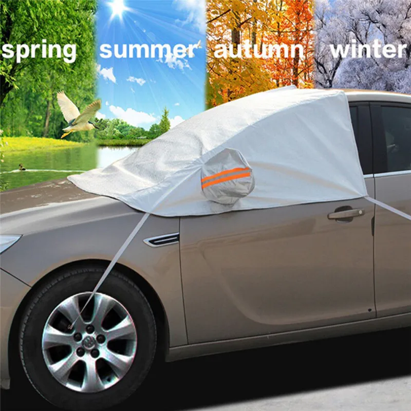 

JETTING Fashion Car Windscreen Mirror Shield Cover Frost Ice Snow UV Sun Dust Screen Protector