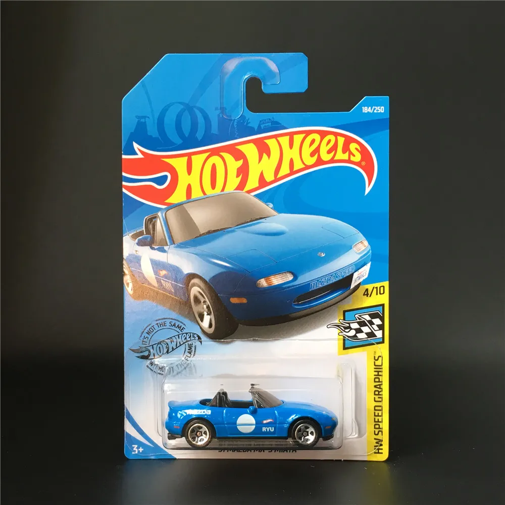 

2019 Hot Wheels 1:64 Car 91 MAZDA MX-5 MIATA Collector Edition Metal Diecast Cars Collection Kids Toys Vehicle For Gift