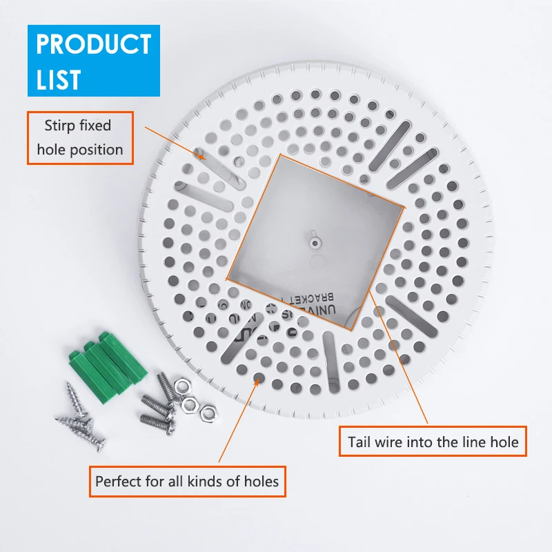  PANDUN CCTV Monitor the hemisphere camera hidden box bracket Support base Hide the POE module - 32883921981