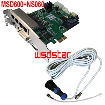 

MSD600+NS060 LED Sending Card & Ambient Brightness Sensor Full color LED screen controller Synchronous LED sending card 2pcs/lot