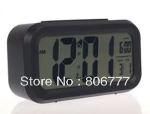 

LED large screen LCD electronic clock lazy alarm light induction luminous clock wise clock