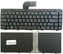 США черный новый английский Клавиатура для ноутбука DELL 14R для турбо 14td для Inspiron 14 3420 p22g M411R p33g v131-358) 357