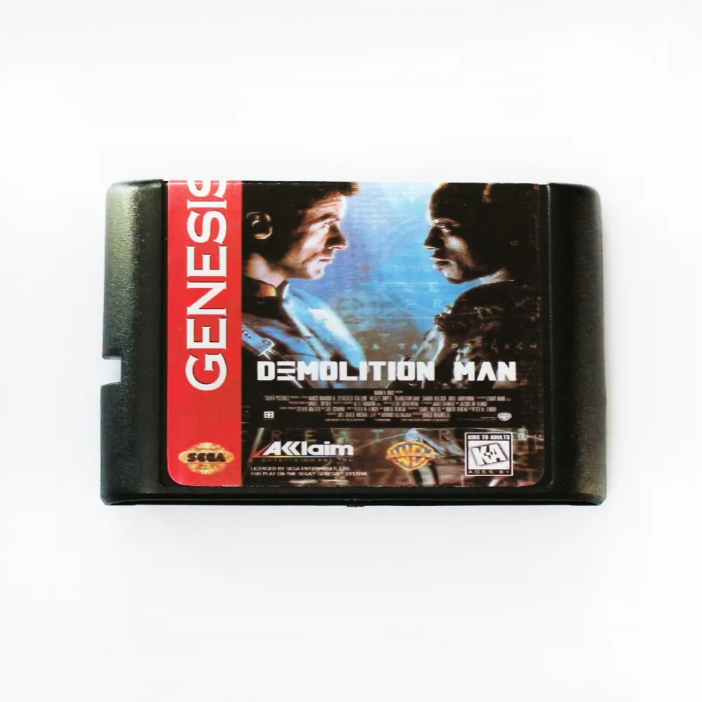 

Demolition Man 16 bit MD Game Card For Sega Mega Drive For SEGA Genesis