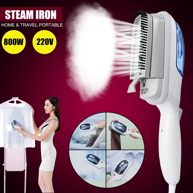 

Portable EU/US Plug 110V 60Hz 800W Travel Handheld Iron Steamer Garment Steam Brush Universal Household For Clothes Garment