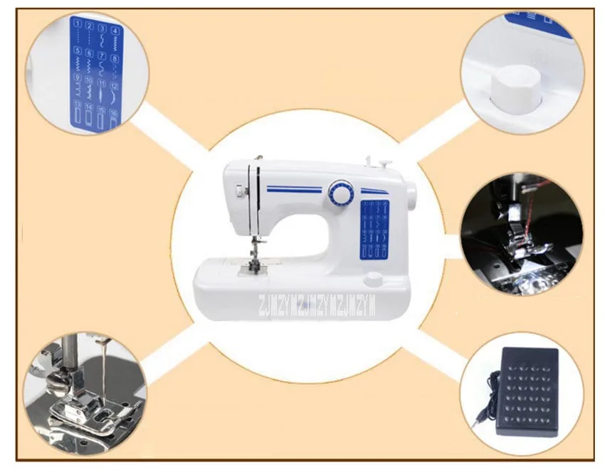 Новое поступление UFR-613 бытовая электрическая настольная многофункциональная мини швейная машина маленькая швейная машина с автоматическим заводом 18 Вт горячая распродажа