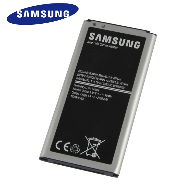 Сменный аккумулятор Samsung для Galaxy S5 NEO G903F G903W оригинальный телефона с NFC 2800 мА/ч аккумулятором зарядным