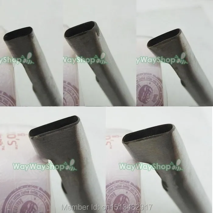 

One set 5mm Hollow Hole Punch Cutte Leather Tool Oval shape Belt Watch Band Gasket