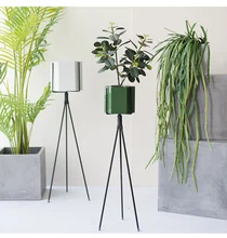 Indoor Metal Planter With Legs