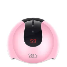 Star8 Новое поступление лампа для ногтей УФ светодиодный светильник с цифровой дисплей инструмент для маникюра инфракрасное автоматическое распознавание машинка для дизайна ногтей