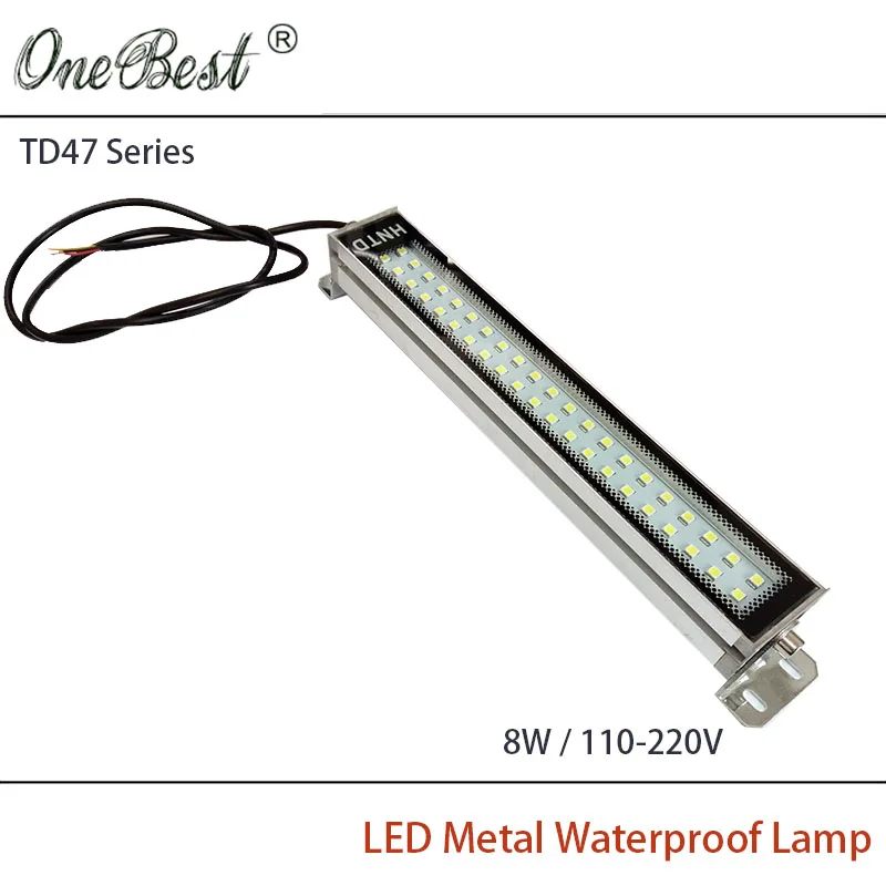 Máquinas-ferramentas à Prova de Explosão à Prova Luz do Painel de Metal Hntd Td47 Led Cnc Dip67 Água Astigmatismo Trabalho Lâmpada Ip67 Freeshipping 8w 24v - 220v - Imagem 2