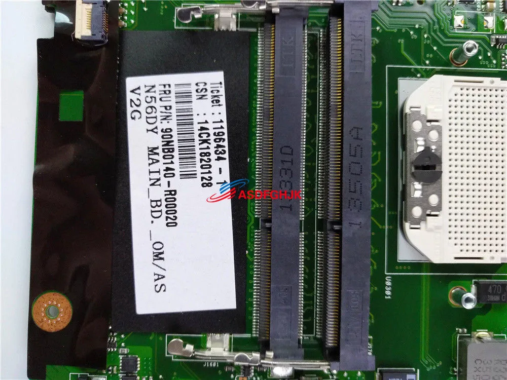 Оригинальная материнская плата для ASUS N56D N56DY 1600 МГц поддержка Radeon HD