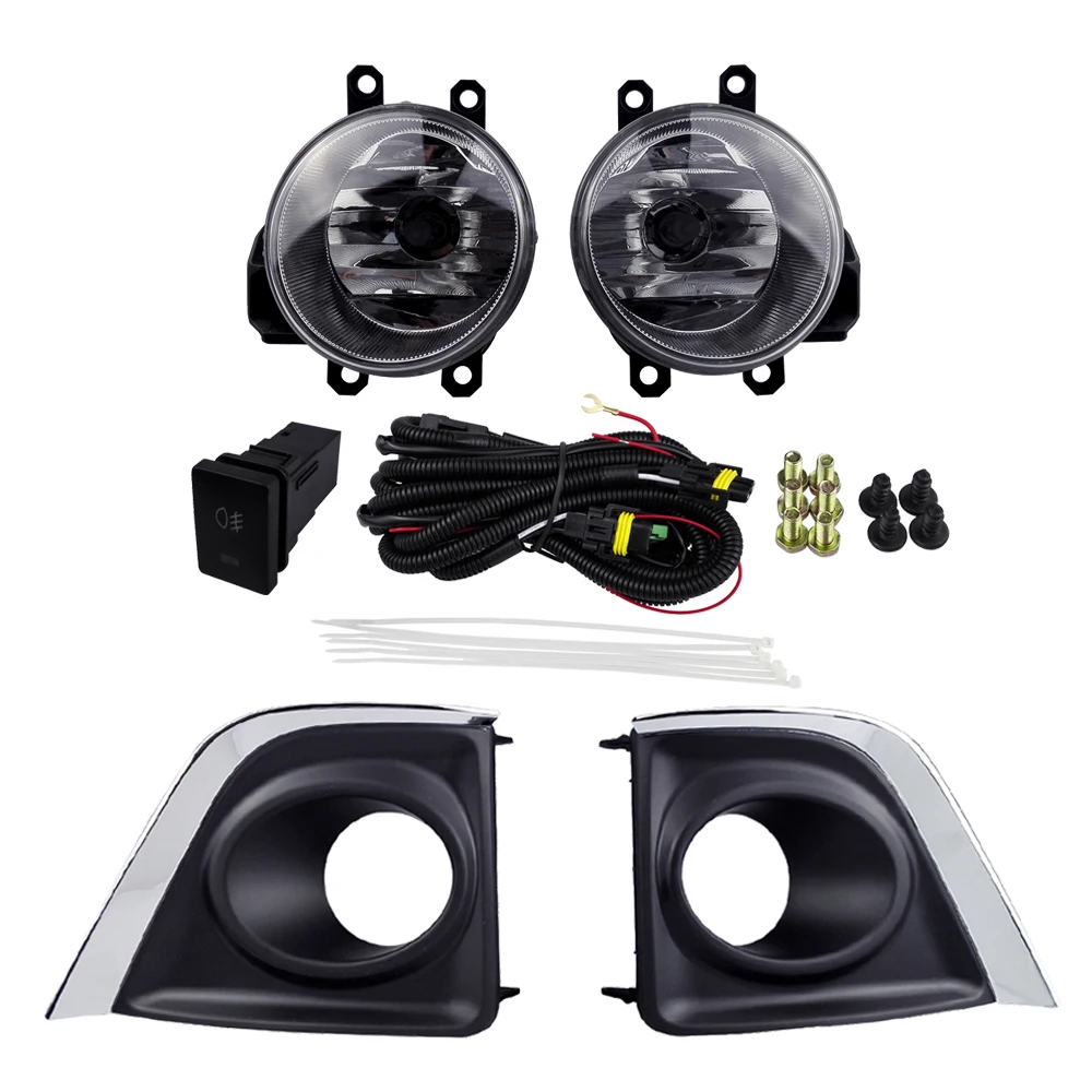 

Halogen Lamp Fog Light Assembly For TOYOTA COROLLA 2014 Fog Lights Sets ABS 4300K Yellow 12V 55W Front Plating Cover Styling
