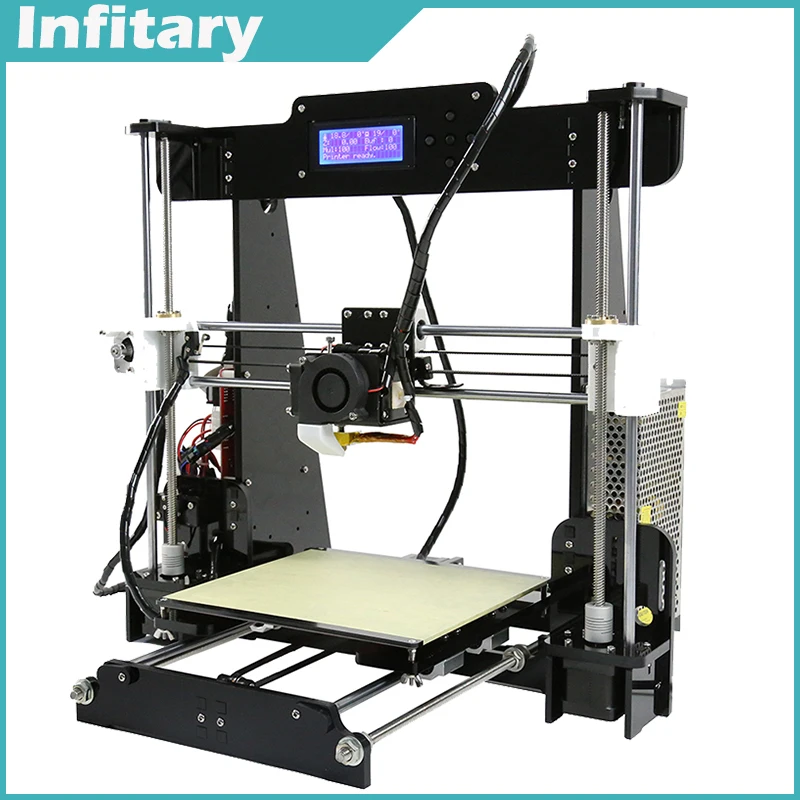 2016 Hot Sale Reprap Prusa I3 3d printer Arcycle Big Size 220*220*240mm DIY 3D Printer kit & 25M Filaments 8GB SD Card/LCD Free