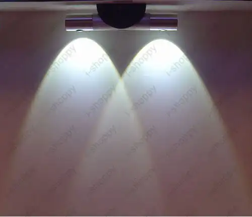 Dimmable/N 2 W/6 W светодиодный Настенный бра лампа вращающийся вверх/вниз светильник диско гостиная лобби отеля