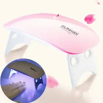 

Portable 6W Mini UV LED Lamp USB Charging Gel Polish Curing Machine Nail Dryer