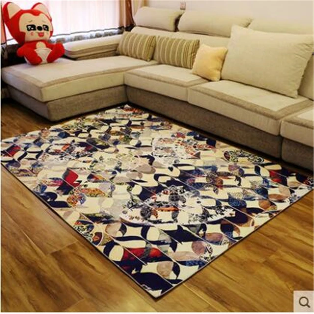 beibehang LEuropean style retro carpet living room coffee table mat