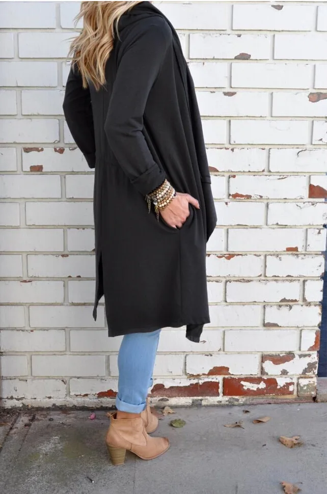 Модный популярный женский необычный Вязаный Кардиган с длинным рукавом, свободный свитер, верхняя одежда, куртка, пальто, свитер, топ Y019