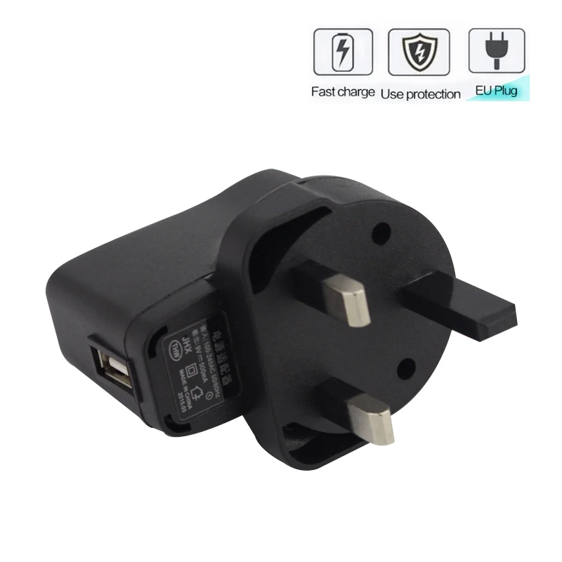 Universal USB Charger UK Plug Double USB Travel Wall