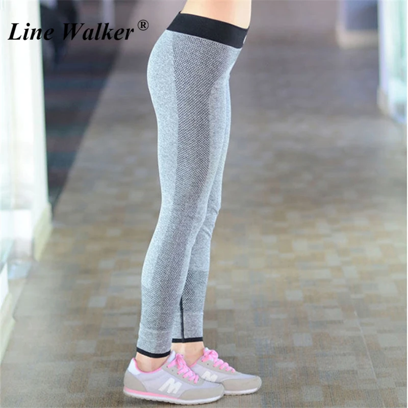 

Line Walker Women Seamless Yoga Pants High Waist Gym Leggings For Fitness Ladies Tights Calzas Deportivas Running Leggins Female