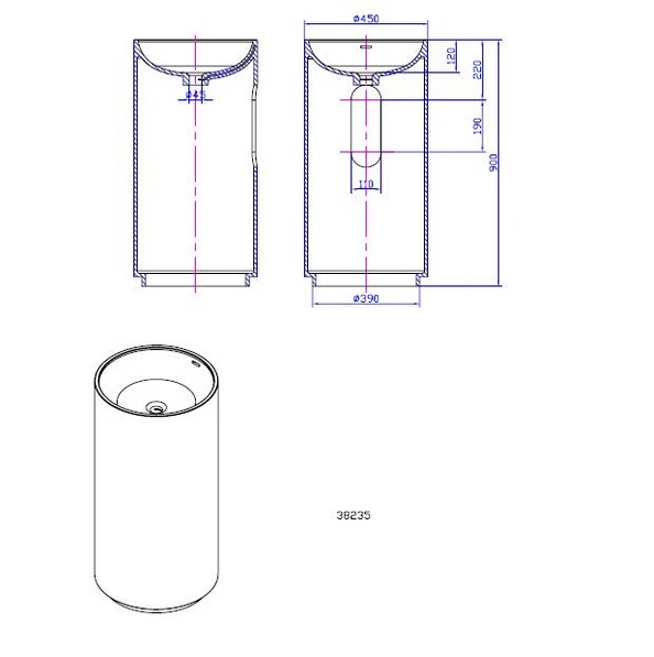 راتنج الأكريليك الحمام رمى حوض طليق الصلبة سطح مات بالوعة مرحاض الغرور غسل بالوعة RS38235-430 الملون راتنج الأكريليك الحمام رمى حوض طليق الصلبة سطح مات بالوعة مرحاض الغرور غسل بالوعة RS38235-430 الملون