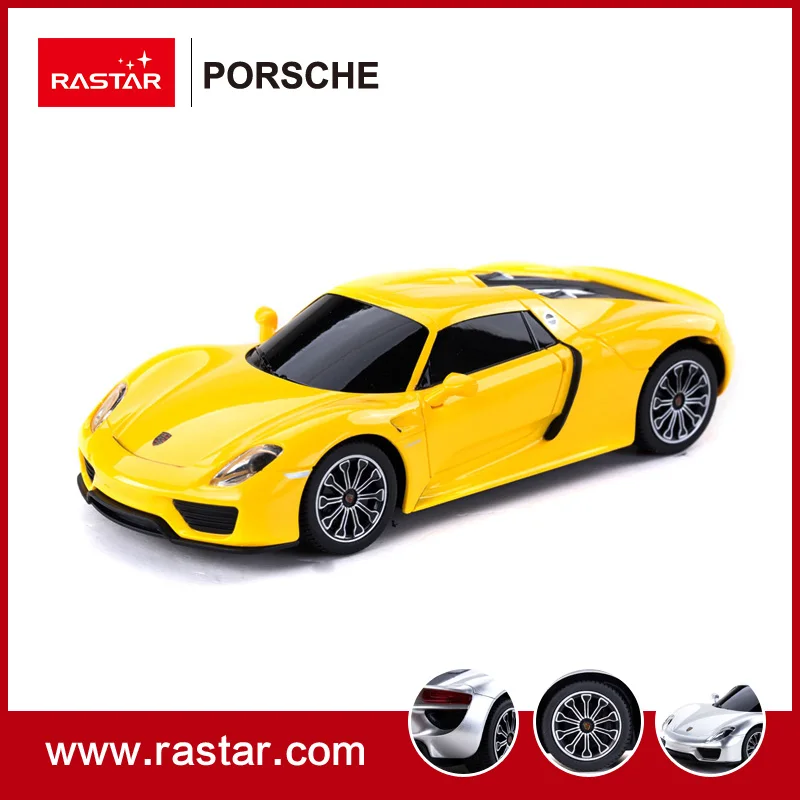 Rastar лицензированный 1:24 PORSCHE 918 Spyder пульт дистанционного управления rc автомобиль игрушки для детей подарок на год 71400