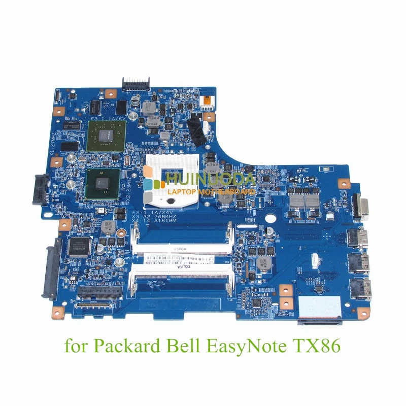 

NOKOTION 48.4EH02.01M MBBK801001 MB.BK801.001 For Packard Bell EasyNote TX86 laptop motherboard HM55 GeForce GT330M