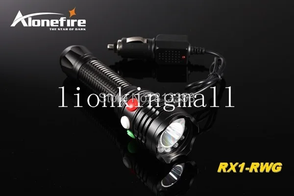 Alonefire rx1-rwg CREE XP-E Q5 LED красный, белый зеленый свет Многофункциональный сигнальная лампа фонарик