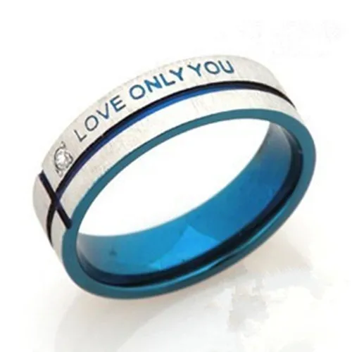 

Stainless Steel Wedding Rings Band Korean Jewelry Couple Rings, his and hers promise ring sets For men and women Free shipping