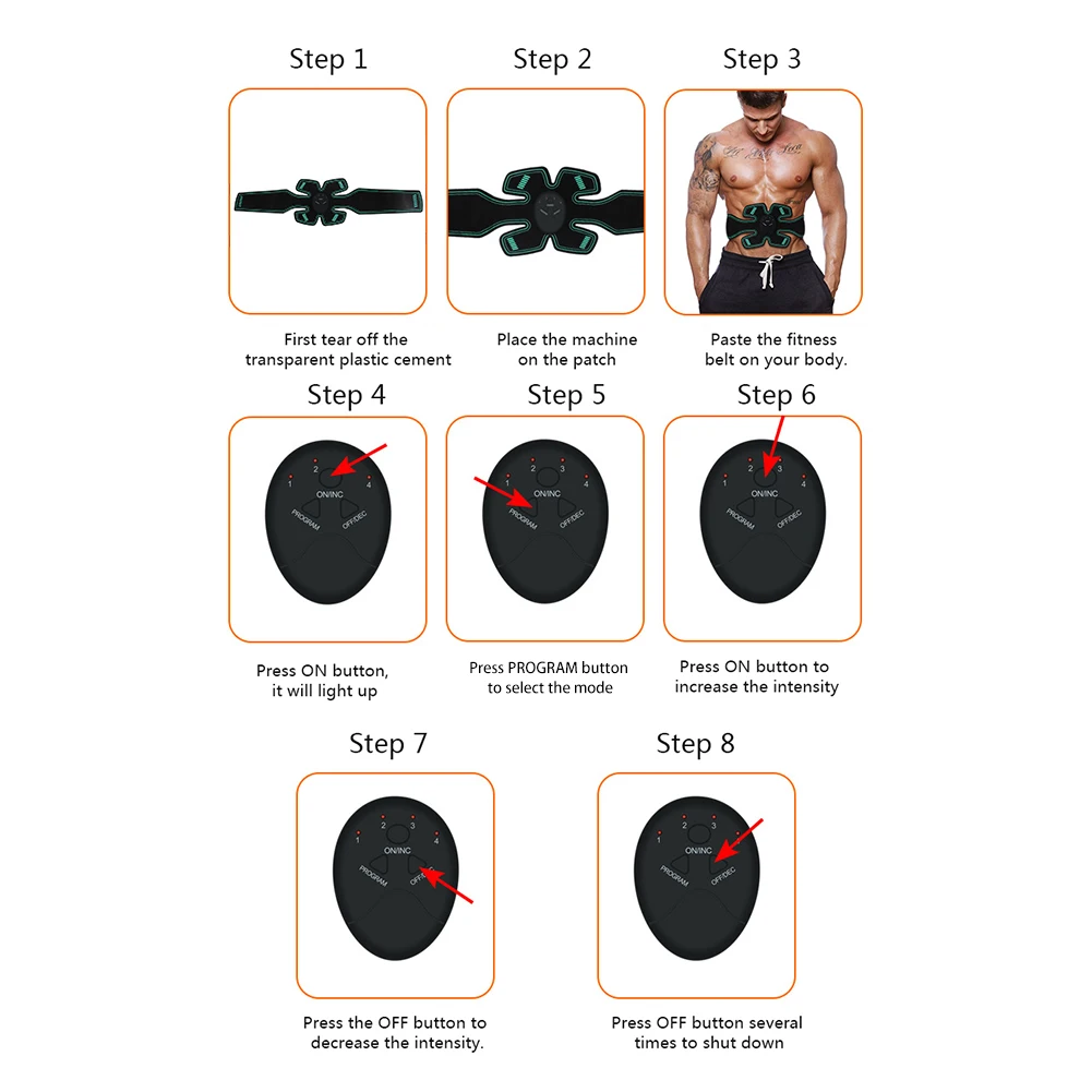 Тренажеры для живота мышцы тела пояс для фитнеса ABS Fit Вес тонизатор мускулов тренировки машина для мужчин женщин фитнес оборудование