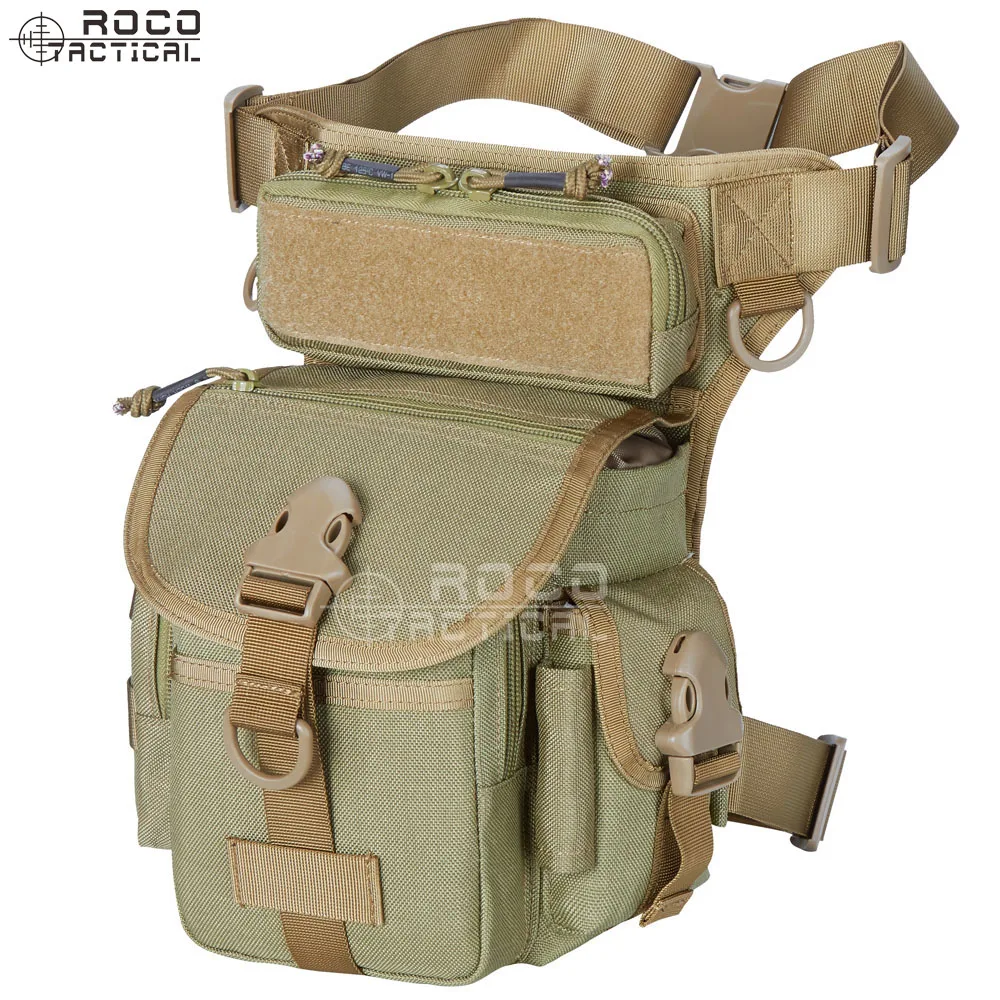 Rocotactical Военная Униформа Тактический Падение Ноги сумка инструмент Фанни пакет бедра чехол мотоциклов термитных Versipack - изображение