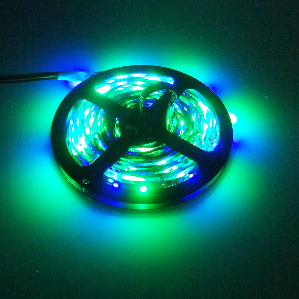 3528 RGB led strip DC12V 5M 60led/M flexible stripe rope changeable strip non-waterproof for home car party decor SR 3528 RGB led strip DC12V 5M 60led/M flexible stripe rope changeable strip non-waterproof for home car party decor SR