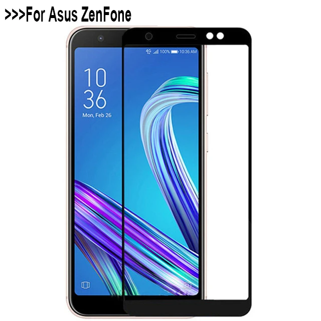 Закаленное стекло с полным покрытием для ASUS Zenfone Max Pro M1 ZB602KL ZB555KL 5 5Z Live L1 ZA550KL ZE620KL