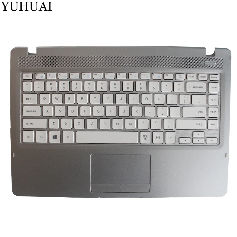 

New English Laptop Keyboard for SAMSUNG NP500R4K 500R4K US Keyboard Shell Palmrest Cover