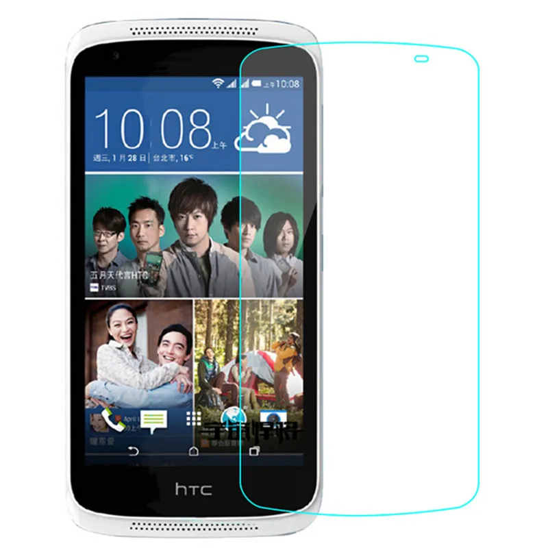 Закаленное стекло премиум класса для HTC Desire 526 526G D526 защита двух SIM-карт 9H