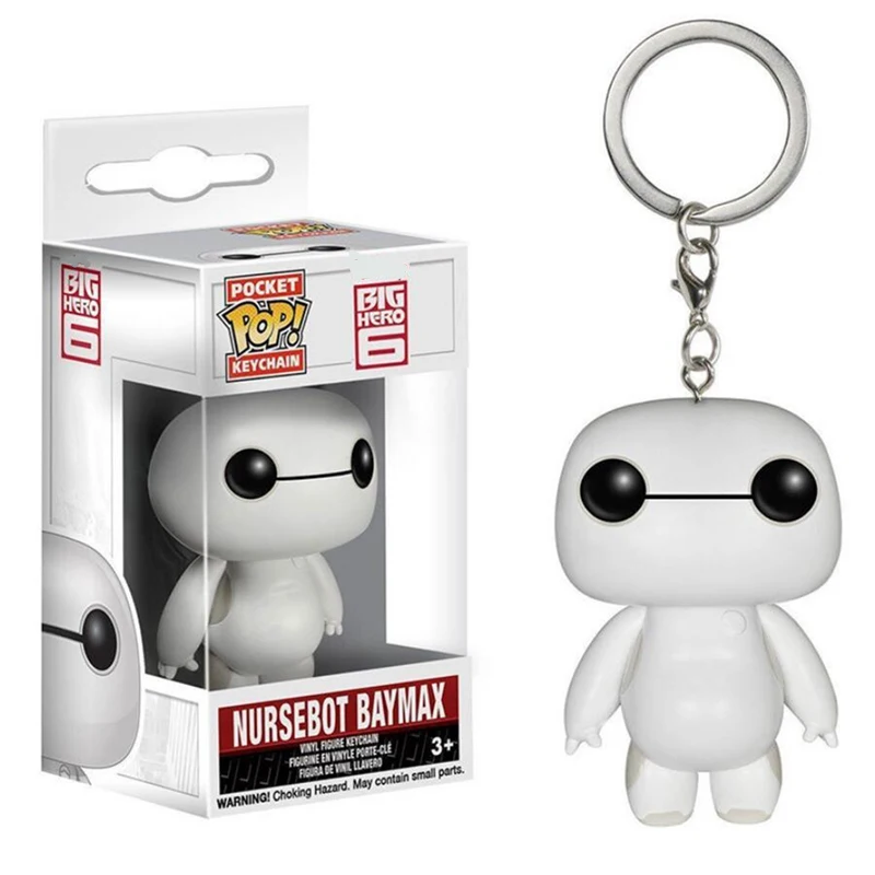 Funko Pop Карманный Брелок для ключей Pop Nursebot Baymax фигурка игрушки