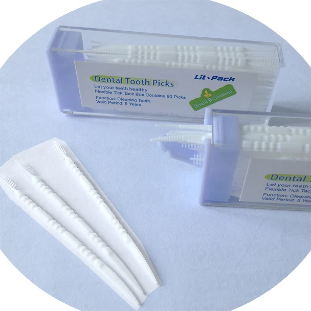 600 шт/10 коробок Горит-пакет гигиена полости рта зубочистки зубная нить палочка зубочистка стоматолога