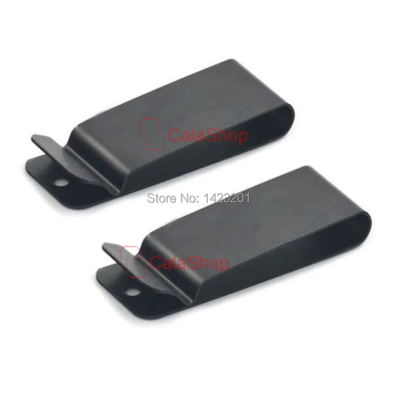 Pente de cinto de metal com fecho para mola, coldre de couro artesanal