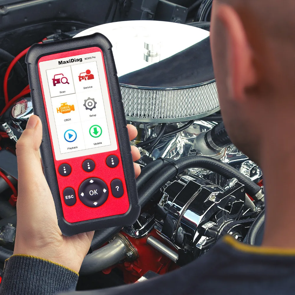 Autel MaxiDiag MD808 Pro все системы OBD2 автоматический сканер диагностический инструмент OBD 2 Автомобильный диагностический сканер Eobd Automotivo Автомобильный сканер