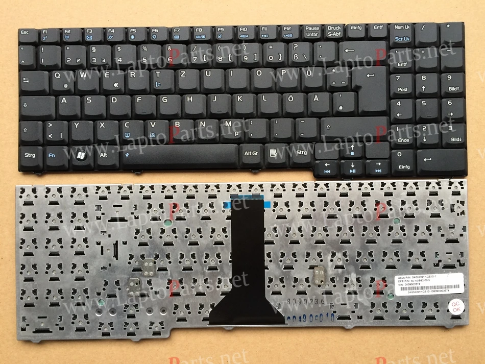 

GR Germany QWERTZ Layout keyboard For Asus M51 M51V M51E M51Q M51S M51A M51T M51TA M51K F7 F7E F7F F7S F7Z Laptop Keyboard