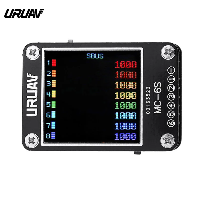 

URUAV MC-6S 1-6S Lipo Battery Voltage Checkers Receiver Signal Tester Indicator for RC Drone Multicopter DIY Accessories Parts