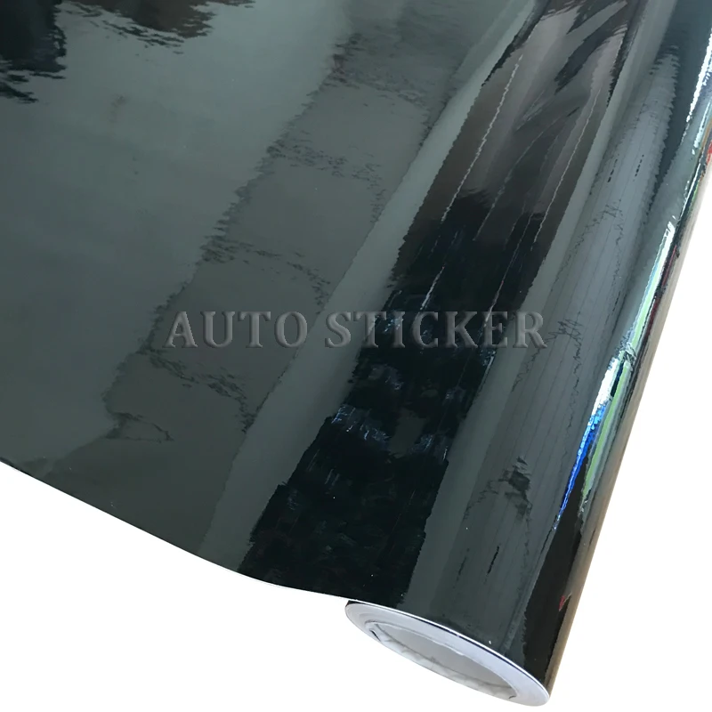 glossy vinyl black