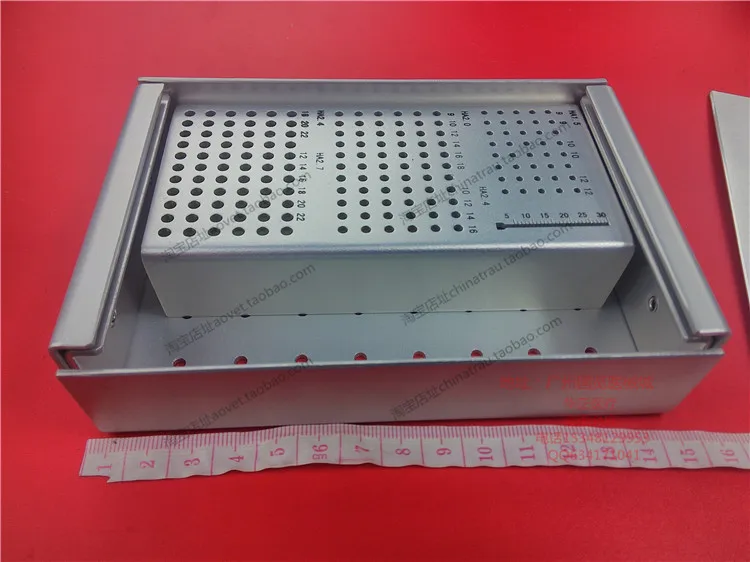 Медицинская ортопедическая коробка для инструментов из алюминиевого сплава, Винтовая Коробка для инструментов, коробка для стерилизации