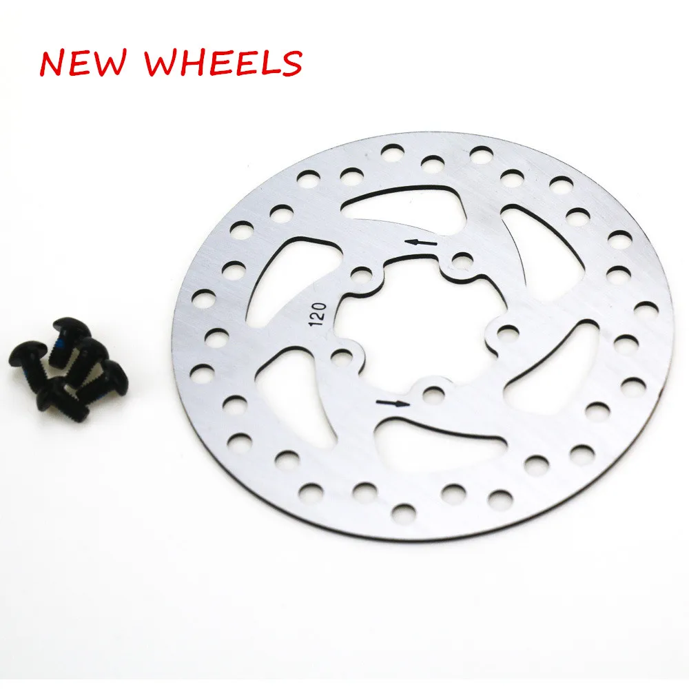 5-hole 120mm disc brake disc for XIAOMI Pro electric scooter The hole distance is the same as M365 - Цвет: Белый