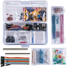 ELEGOO Arduino Breadboard Jumper Wires for Arduino Led Lights Electronics Kit Power Supply Module Potentiometer 830 tie-points