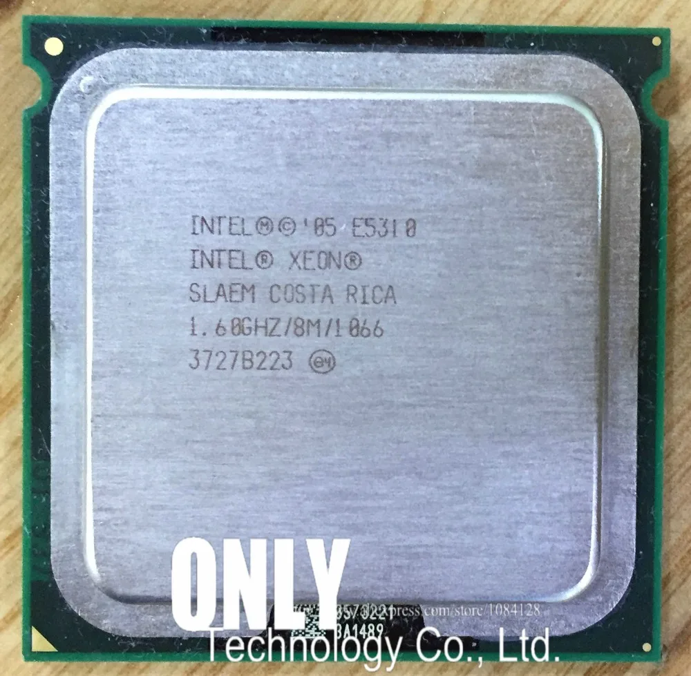 Процессор Intel Xeon E5310 1,6 ГГц/8 м/1066 LGA771 Core 2 Quad cpu работает на материнской плате LGA 775 2 штуки бесплатно